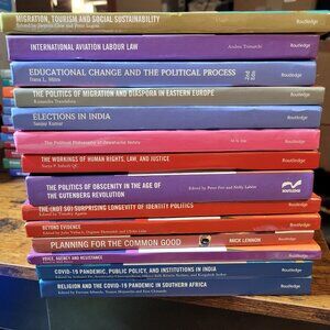 📚 Pick 5 Routledge Hardcover Books – Your Choice $50 Bundle Deal lot Governance